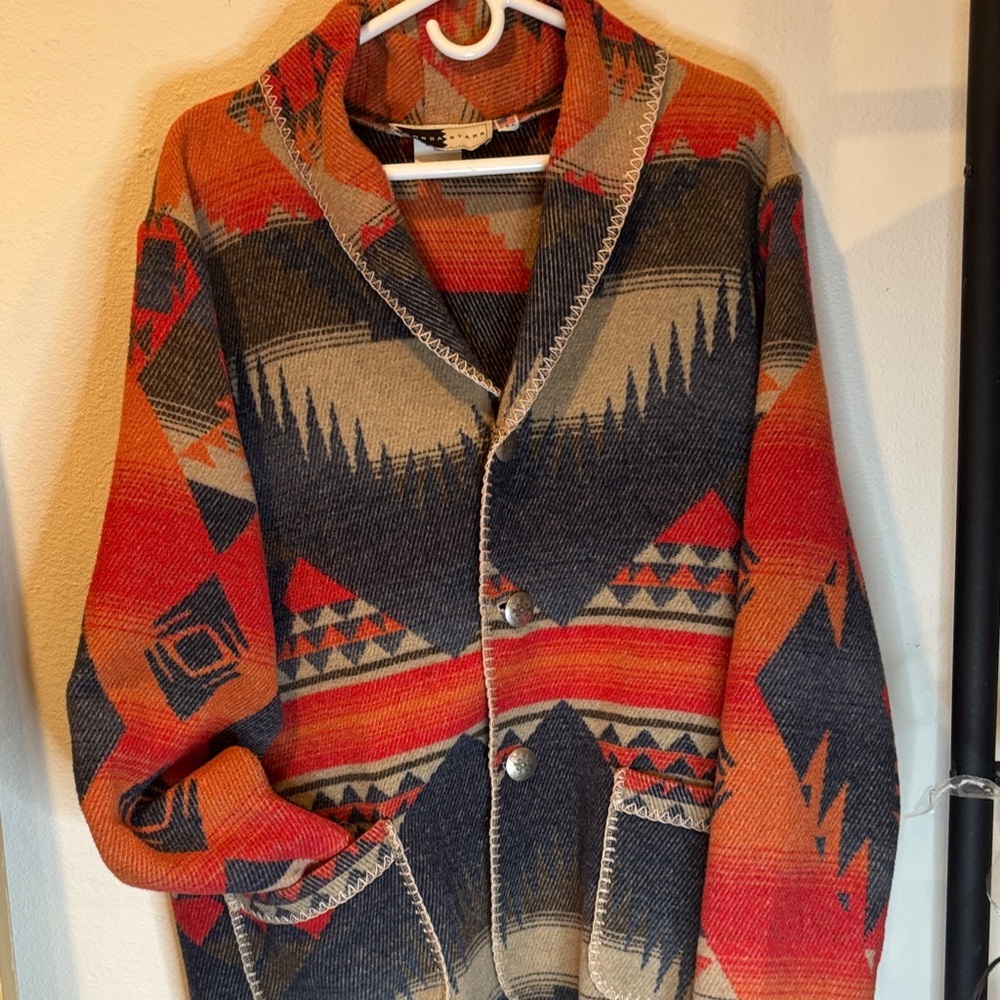 Women's Multicolor Patterned Jacket - image 2